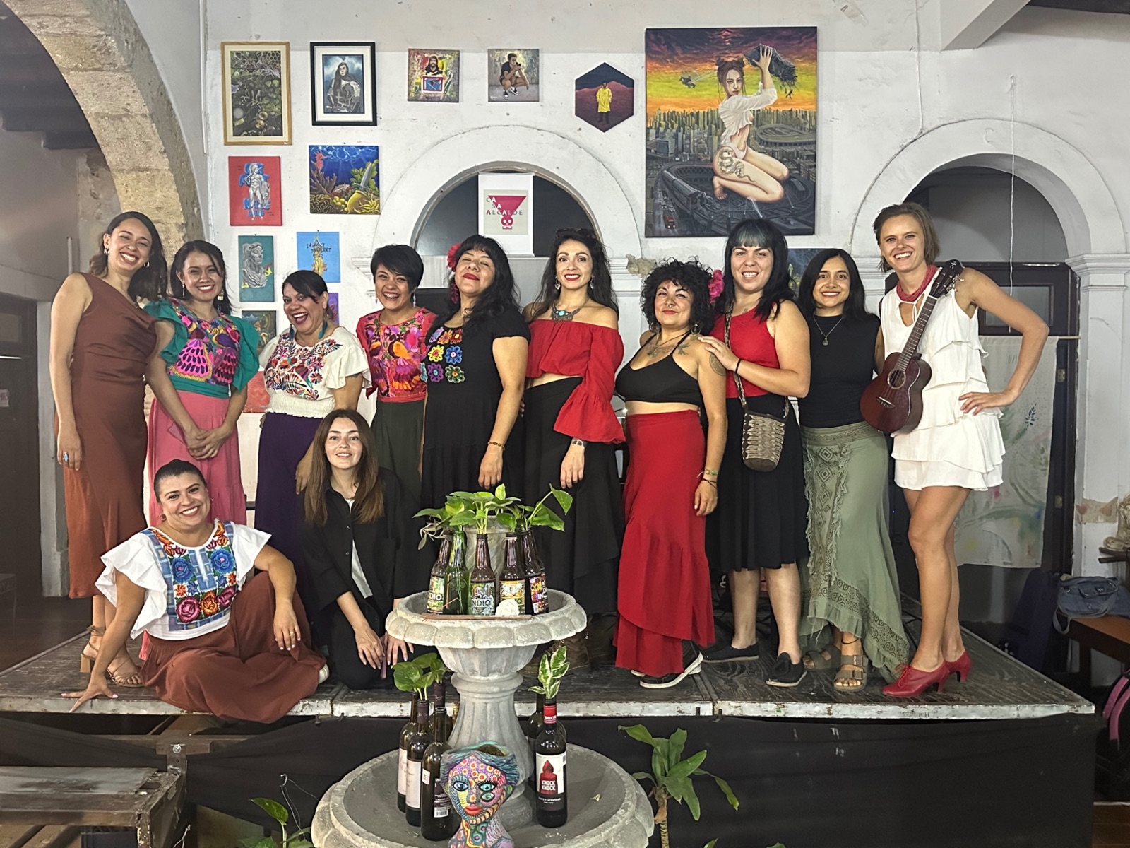 Womxn on Stage — Guadalajara edition cast at Casa Alcalde, Guadalajara, Mexico